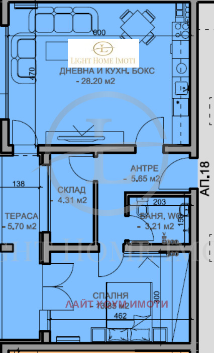 In vendita  1 camera da letto Plovdiv , Iugen , 87 mq | 97042474 - Immagine [4]