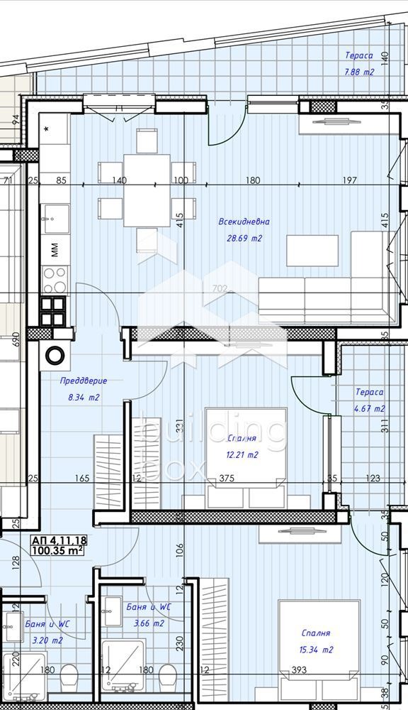 Na prodej  2 ložnice Plovdiv , Karšijaka , 116 m2 | 43307017 - obraz [13]