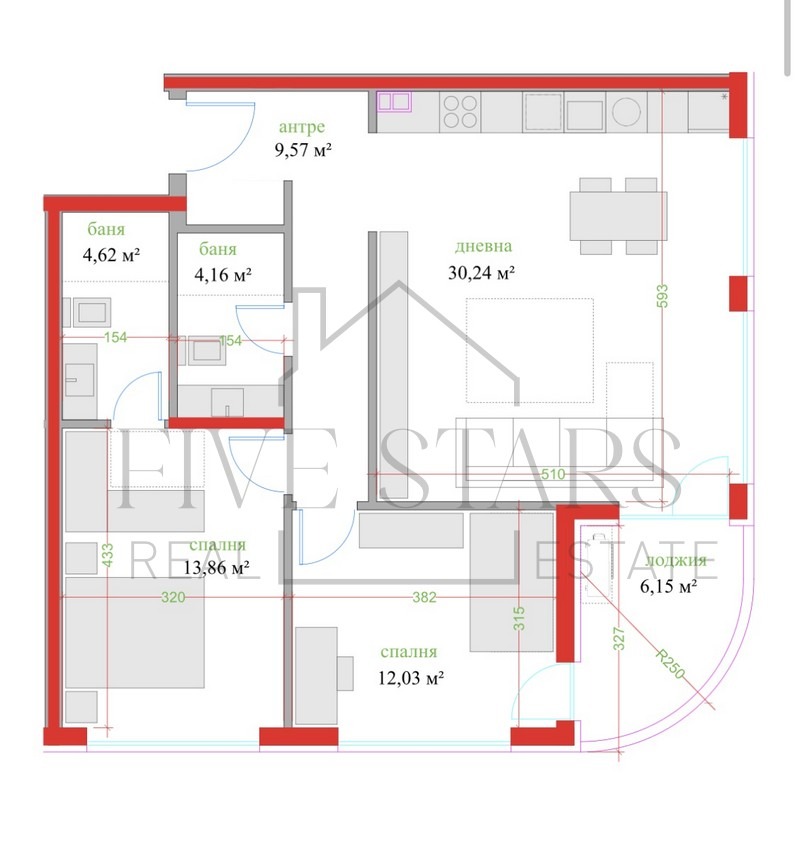 Продава 3-СТАЕН, гр. Варна, Трошево, снимка 16 - Апартаменти - 52301415