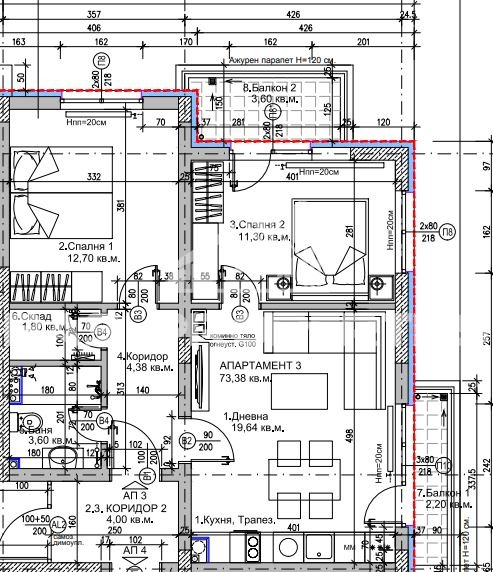 Продава 3-СТАЕН, гр. София, Люлин 5