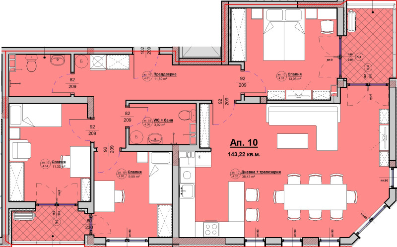 Zu verkaufen  3 Schlafzimmer region Plowdiw , Asenowgrad , 146 qm | 74501320 - Bild [2]