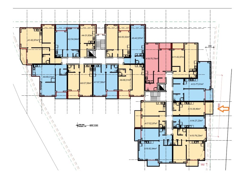 Продава 1-СТАЕН в област Хасково, гр. Свиленград - 44 кв.м / 43 250 € » 84 589.65 лв., ИМОТИ-МИРА