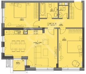 Продава 3-стаен град София Кръстова вада - [1] 