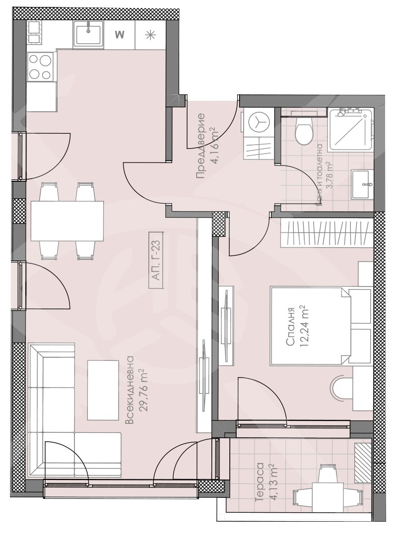 À vendre  1 chambre Plovdiv , Ostromila , 74 m² | 54443105