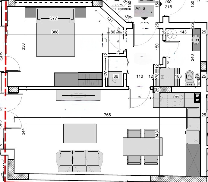 De vânzare  1 dormitor Varna , Colhozen pazar , 72 mp | 15536905 - imagine [3]