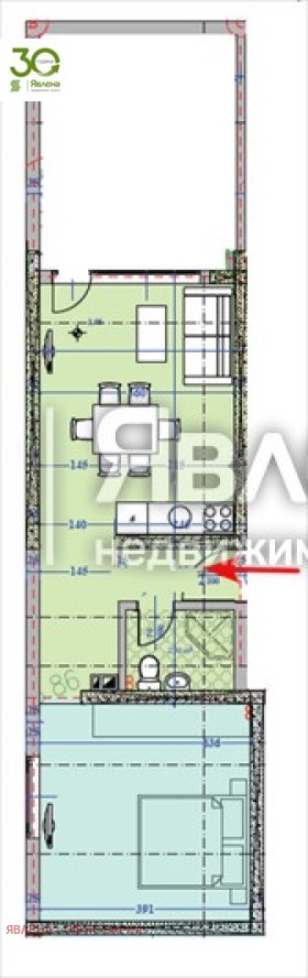 Продава 2-СТАЕН, с. Кранево, област Добрич, снимка 5 - Апартаменти - 55399620