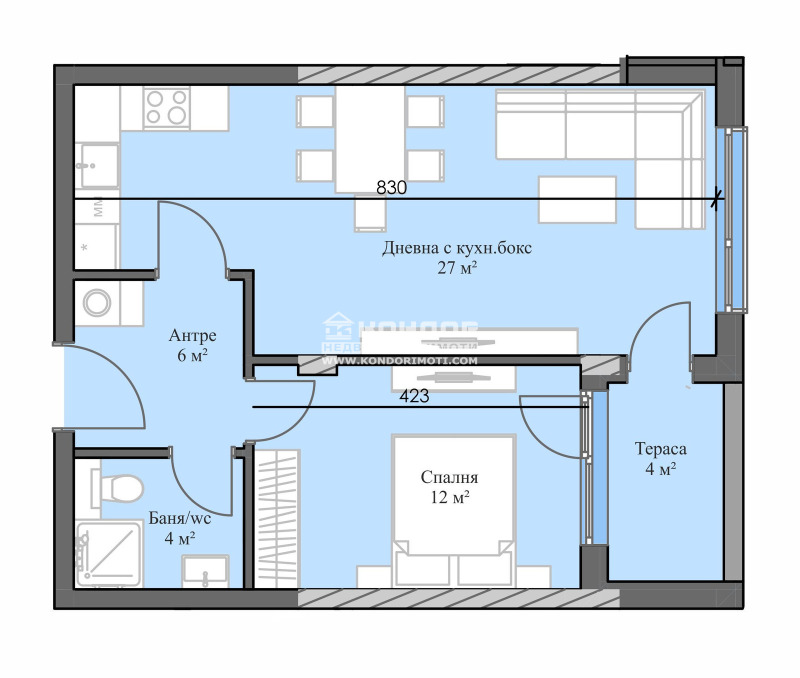 Продава 2-СТАЕН, гр. Пловдив, Кършияка, снимка 4 - Aпартаменти - 41187010