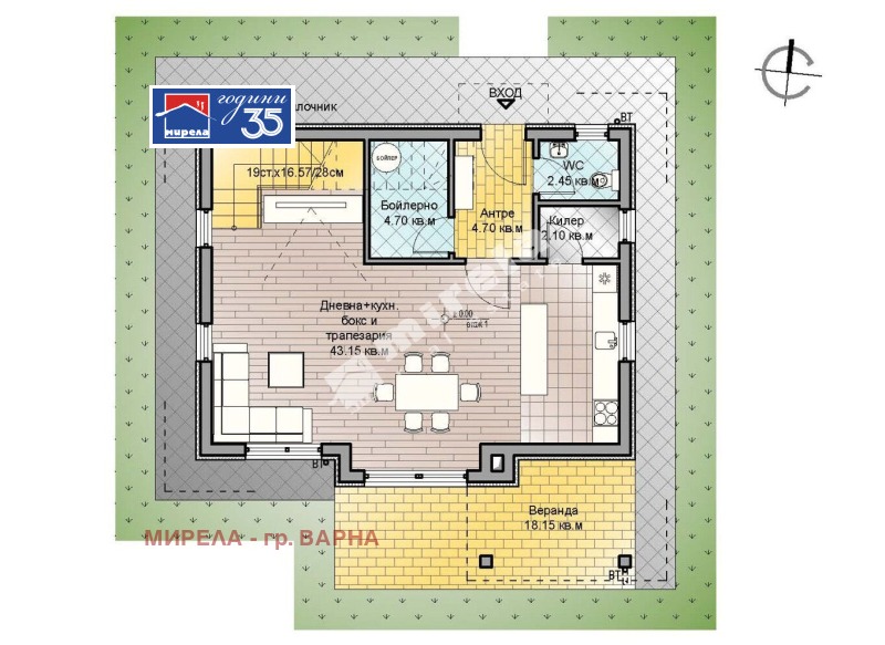 Продава КЪЩА, гр. Варна, с. Звездица, снимка 3 - Къщи - 53451055
