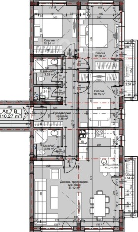 3+ Schlafzimmer Mladost 4, Sofia