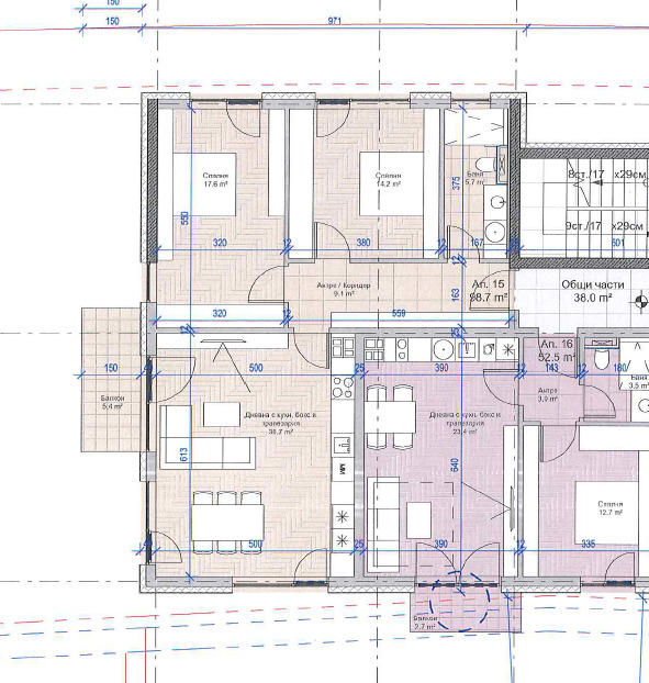 Продава 3-СТАЕН, гр. София, област София-град, снимка 3 - Апартаменти - 53962804
