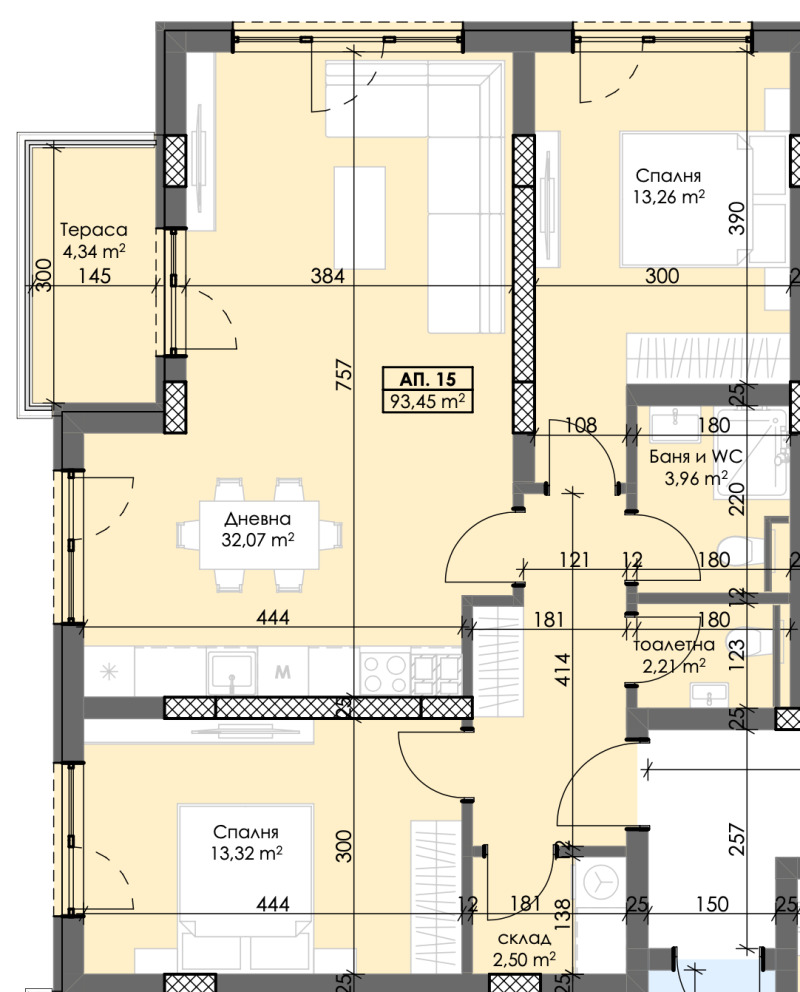 En venta  2 dormitorios Plovdiv , Trakiya , 117 metros cuadrados | 61297819 - imagen [2]