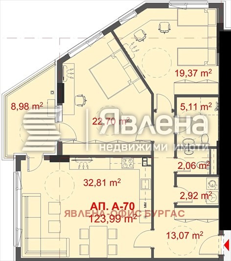Eladó  2 hálószobás Burgas , Slavejkov , 145 négyzetméter | 31640643 - kép [2]