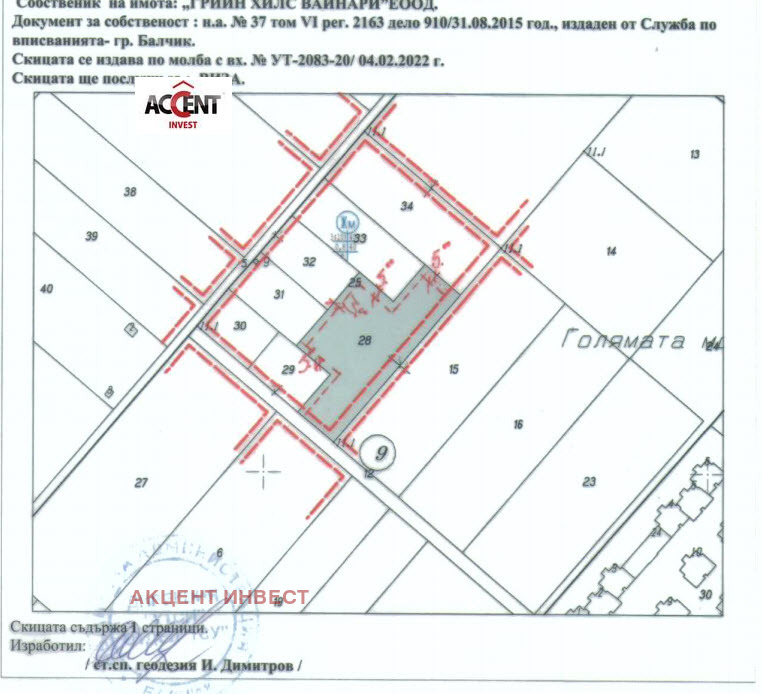 Продава  Парцел област Добрич , с. Рогачево , 2730 кв.м | 91293555 - изображение [3]