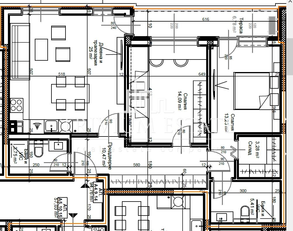 Продава 3-СТАЕН, гр. Пловдив, Остромила, снимка 2 - Апартаменти - 52610976