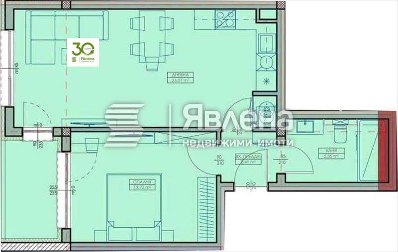 Продава 2-СТАЕН, гр. Варна, Кайсиева градина, снимка 2 - Апартаменти - 55437492