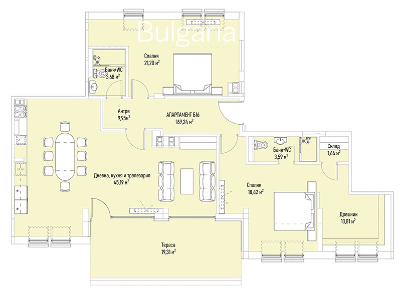 Zu verkaufen  2 Schlafzimmer Sofia , Lozenez , 201 qm | 69588644 - Bild [6]