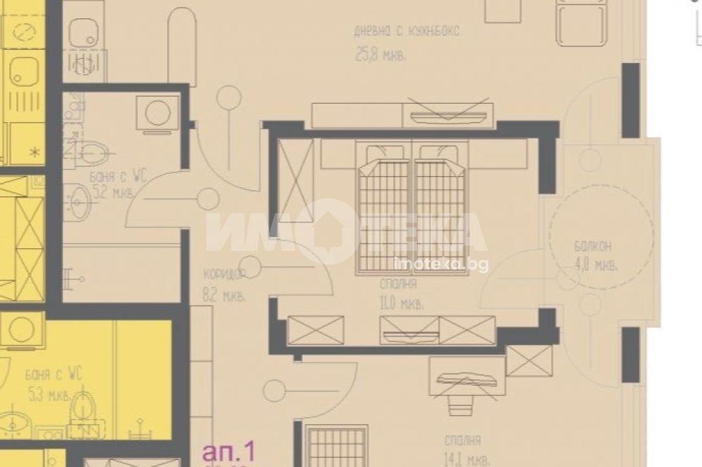 Продава 3-СТАЕН, гр. Варна, Център, снимка 2 - Апартаменти - 54815651
