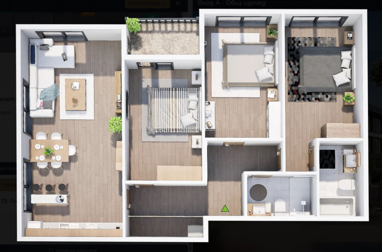 Продава 4-СТАЕН, гр. Пловдив, Христо Смирненски, снимка 5 - Апартаменти - 53911276