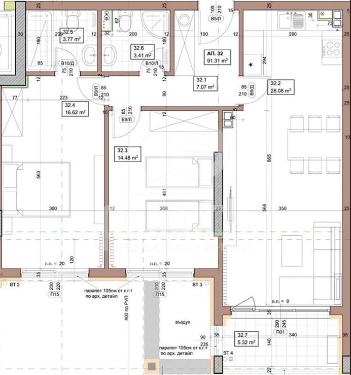 For Sale  2 bedroom Sofia , Tsentar , 110 sq.m | 88881051