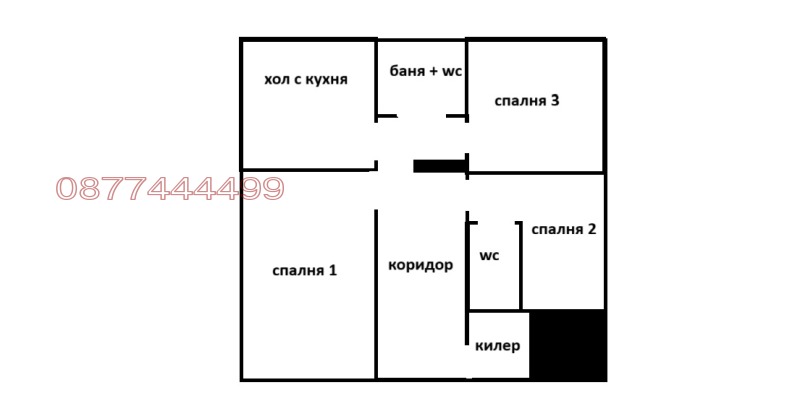 Продава 3-СТАЕН, гр. София, Люлин 3, снимка 14 - Апартаменти - 52679301