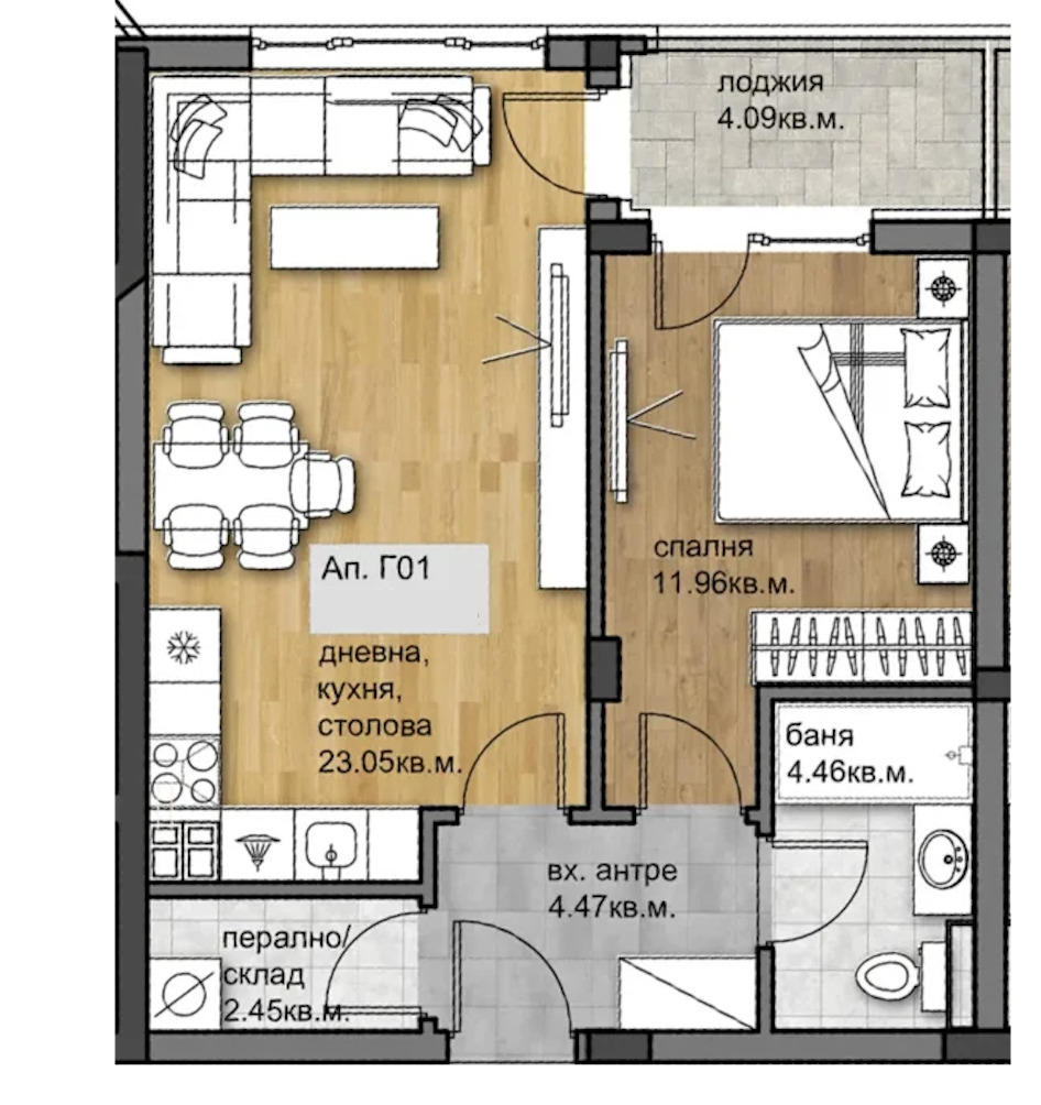 Продава 2-СТАЕН, гр. Пловдив, Христо Смирненски, снимка 2 - Апартаменти - 53466171