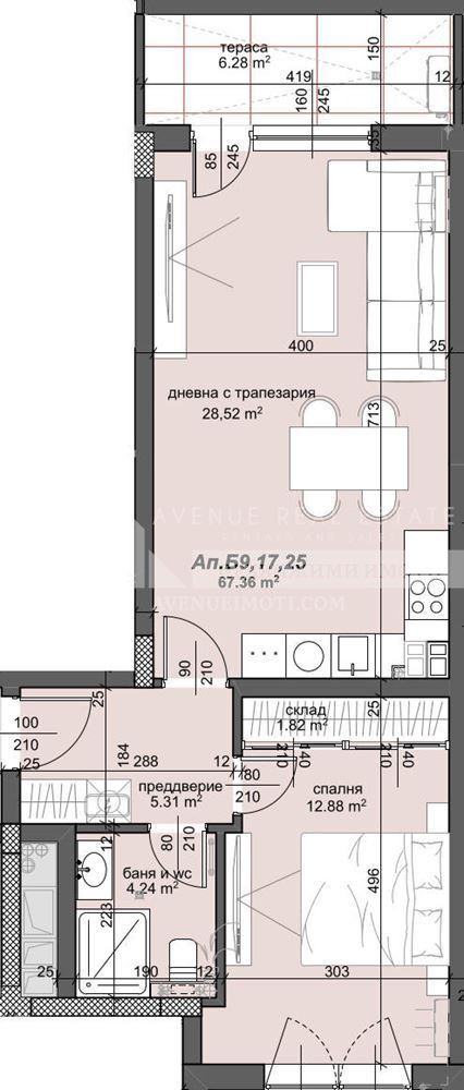 À venda  1 quarto Plovdiv , Trakiia , 80 m² | 75811887 - imagem [2]