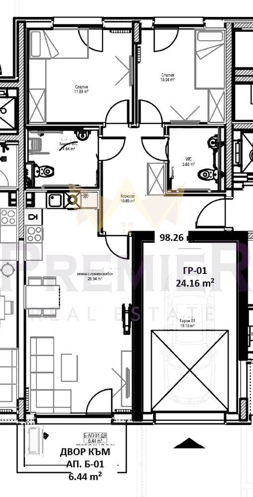 Продава 3-СТАЕН, гр. София, Младост 2, снимка 2 - Апартаменти - 53665262