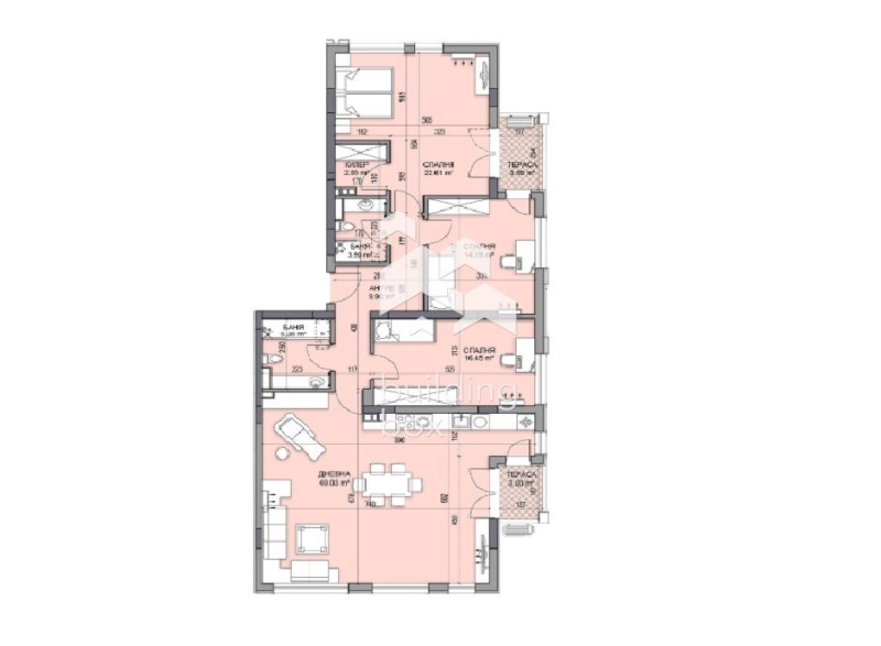 À vendre  3 chambres Plovdiv , Gagarin , 183 m² | 90874634 - image [2]