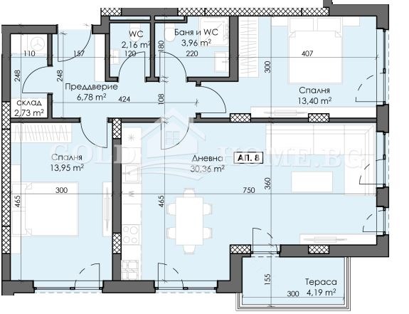 Zu verkaufen  2 Schlafzimmer Plowdiw , Trakija , 108 qm | 91884531 - Bild [3]