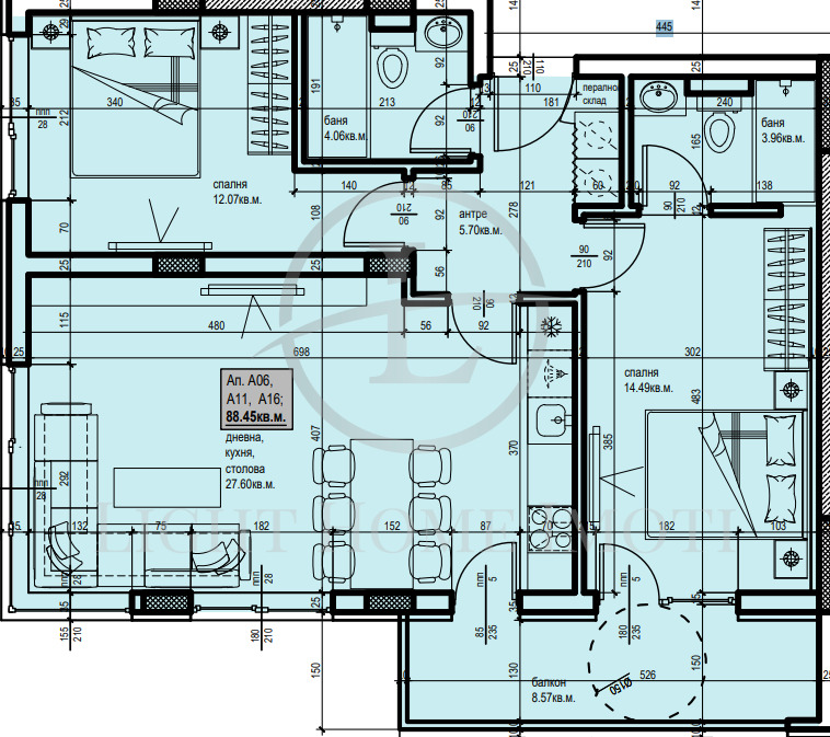 Na prodej  2 ložnice Plovdiv , Christo Smirnenski , 102 m2 | 68486675 - obraz [5]