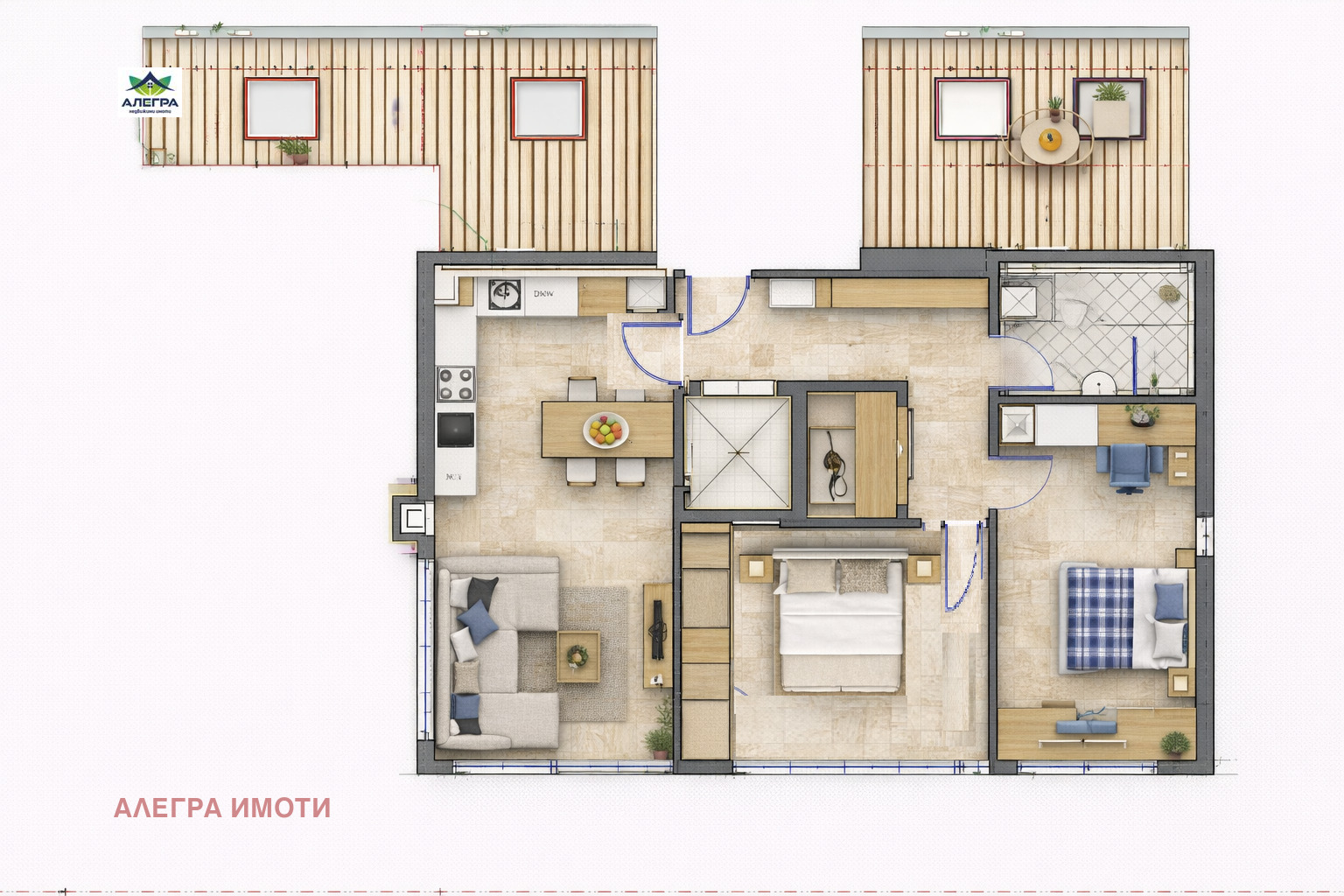 Продава 3-СТАЕН, гр. Пазарджик, Запад, снимка 2 - Апартаменти - 54037883