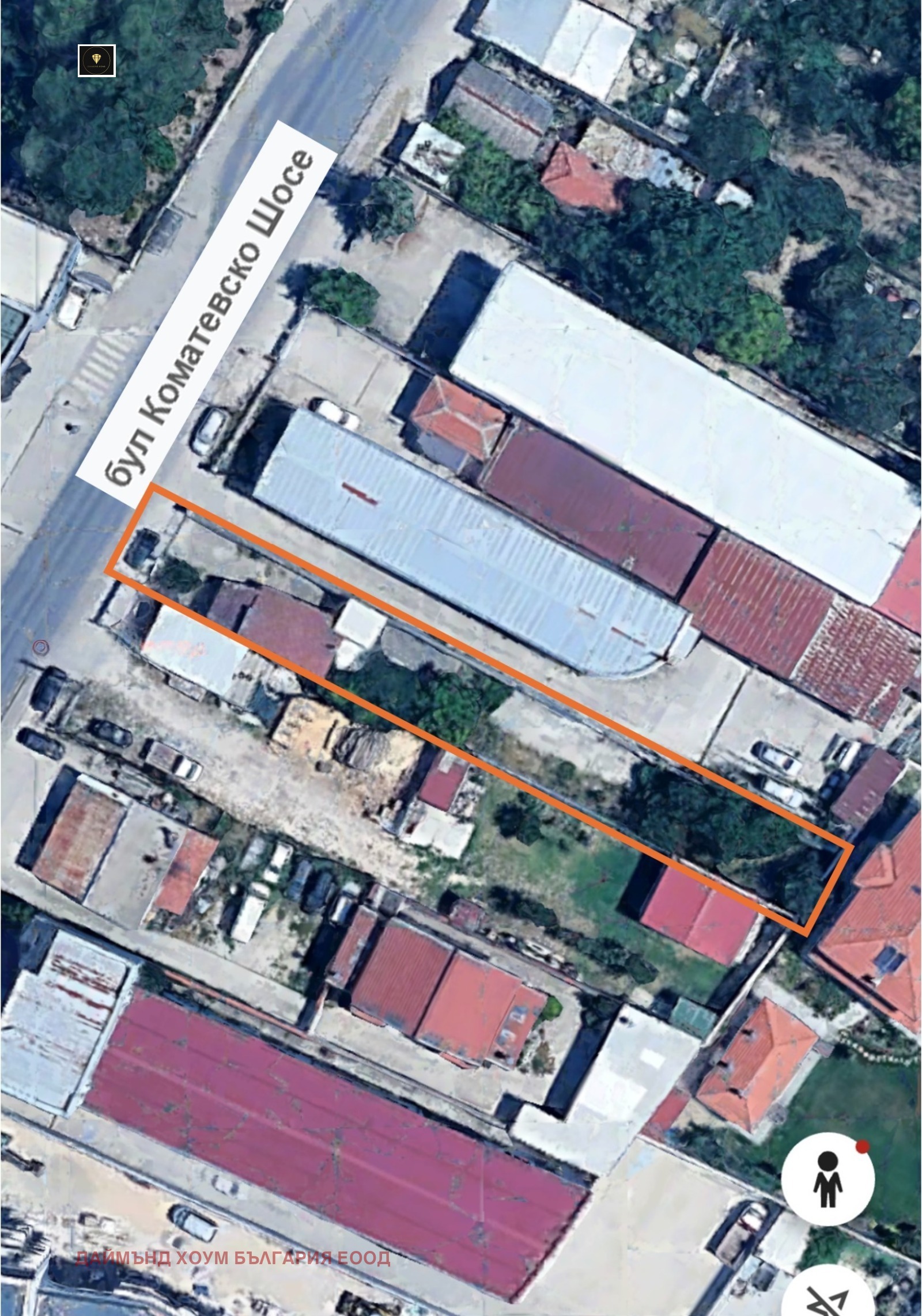Продава ПАРЦЕЛ, гр. Пловдив, Коматевско шосе, снимка 2 - Парцели - 51441173