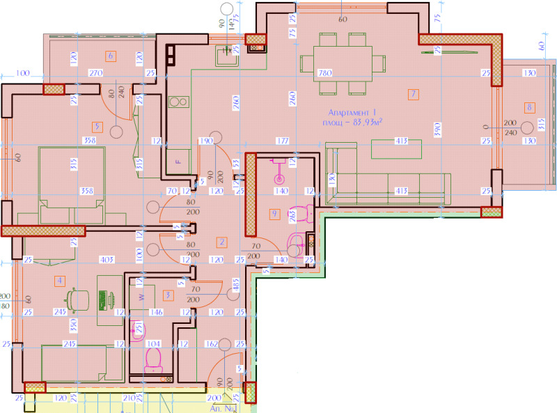 Продава 3-СТАЕН в град Благоевград, Баларбаши - 94 кв.м / 108 526 € » 212 258.41 лв., ХОУМ ФОР Ю-БГ ЕООД