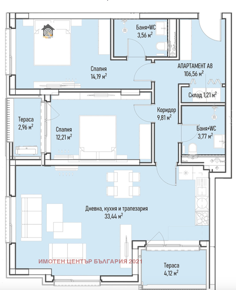 Продава 3-СТАЕН, гр. София, Младост 4, снимка 1 - Aпартаменти - 49310576