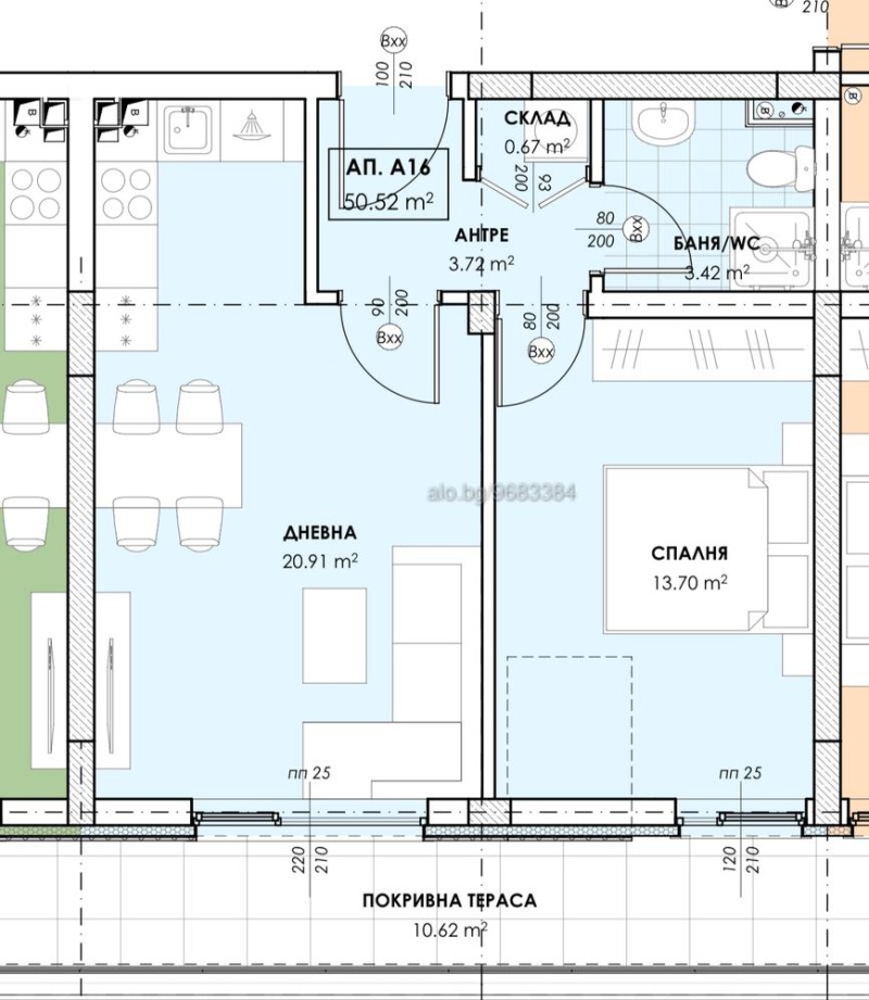 Продава  2-стаен град Пловдив , Остромила , 68 кв.м | 10115465 - изображение [2]