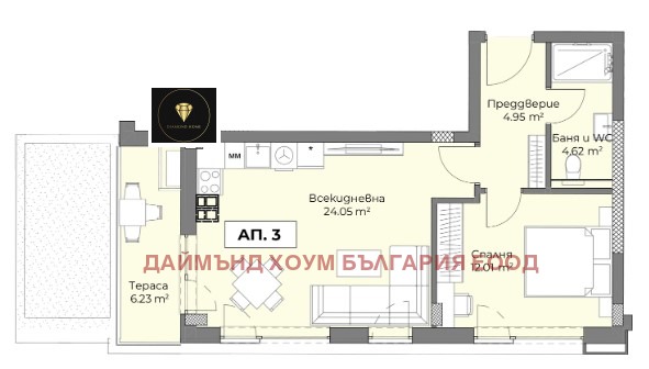 Satılık  2 yatak odası Plovdiv , Hristo Smirnenski , 77 metrekare | 39292950 - görüntü [3]