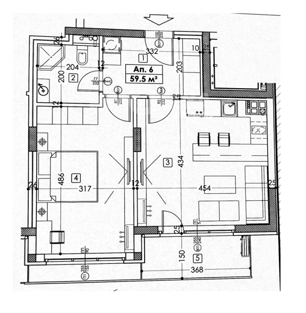 Продава 2-СТАЕН, гр. София, Борово, снимка 4 - Апартаменти - 54186723