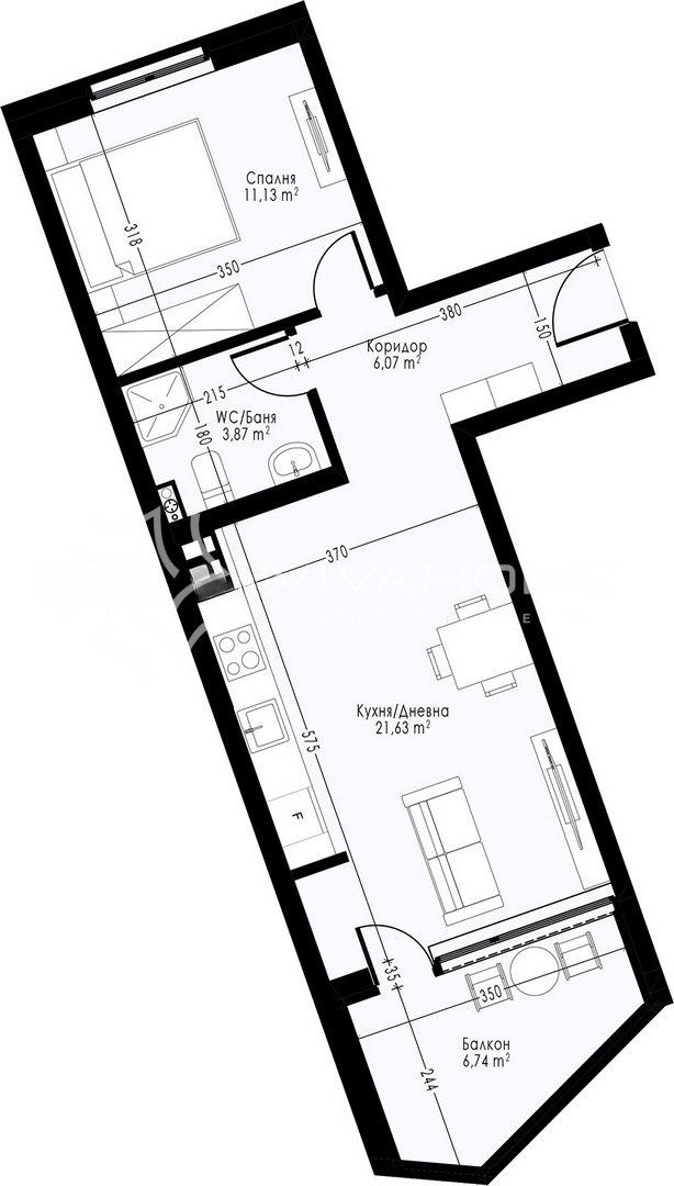 Продается  1 спальня Варна , Възраждане 1 , 75 кв.м | 20508987 - изображение [4]