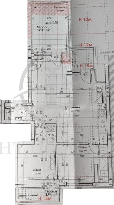 Продава 3-СТАЕН, гр. Пловдив, Кючук Париж, снимка 7 - Aпартаменти - 47758983