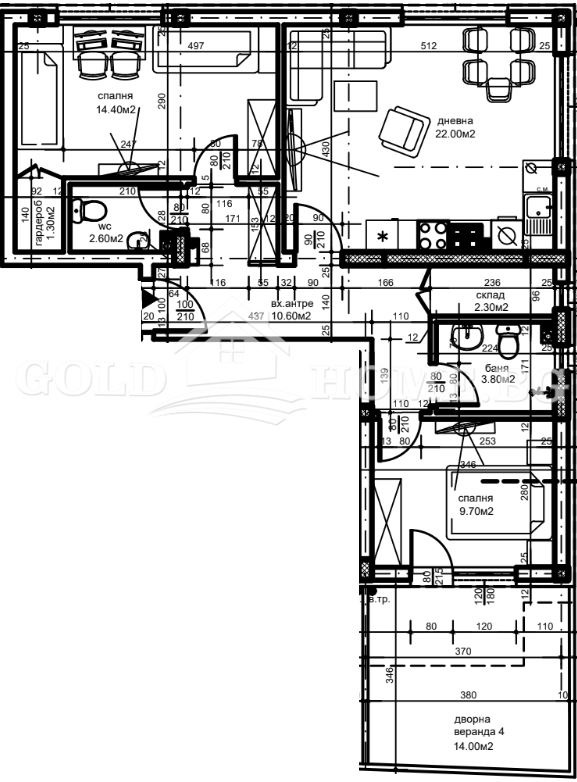 Продава 3-СТАЕН, гр. Пловдив, Христо Смирненски, снимка 3 - Апартаменти - 55145973