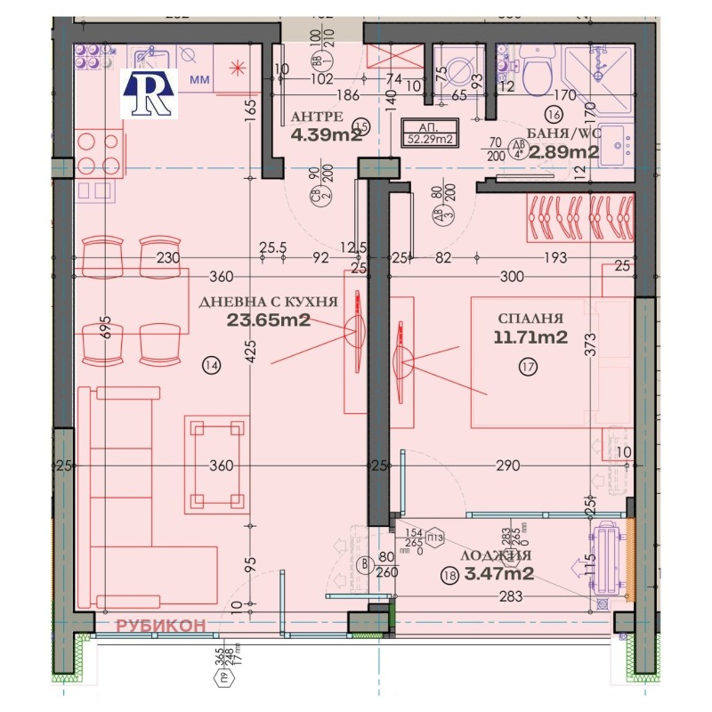 Til salg  1 soveværelse Plovdiv , Trakiya , 64 kvm | 48479134 - billede [2]