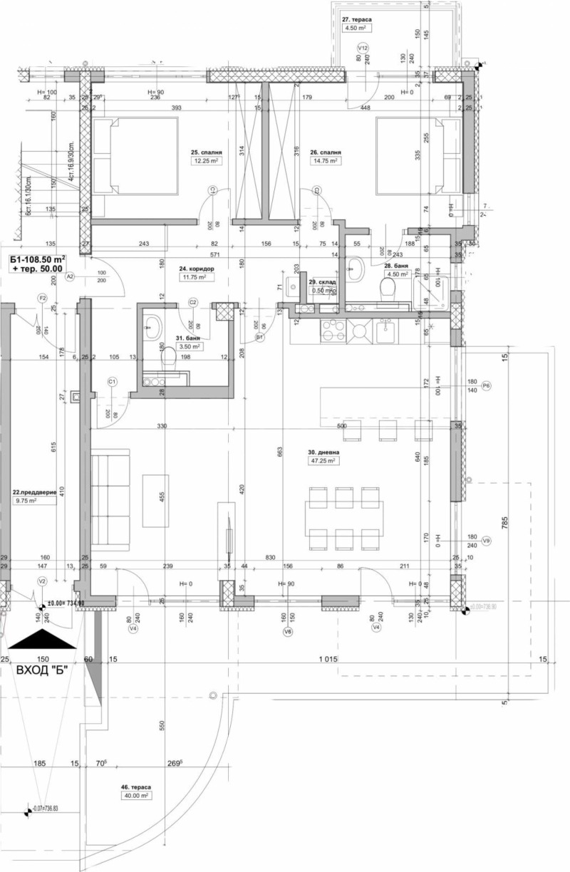 Продава 3-СТАЕН, гр. София, Бояна, снимка 13 - Апартаменти - 53186300