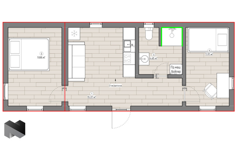 Zu verkaufen  Haus region Burgas , Primorsko , 35 qm | 66821194 - Bild [13]