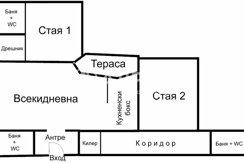 Продава 3-СТАЕН, гр. София, Гоце Делчев, снимка 8 - Апартаменти - 54847604