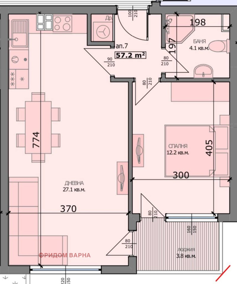 Продава  2-стаен град Варна , м-т Долна Трака , 65 кв.м | 83033563 - изображение [2]