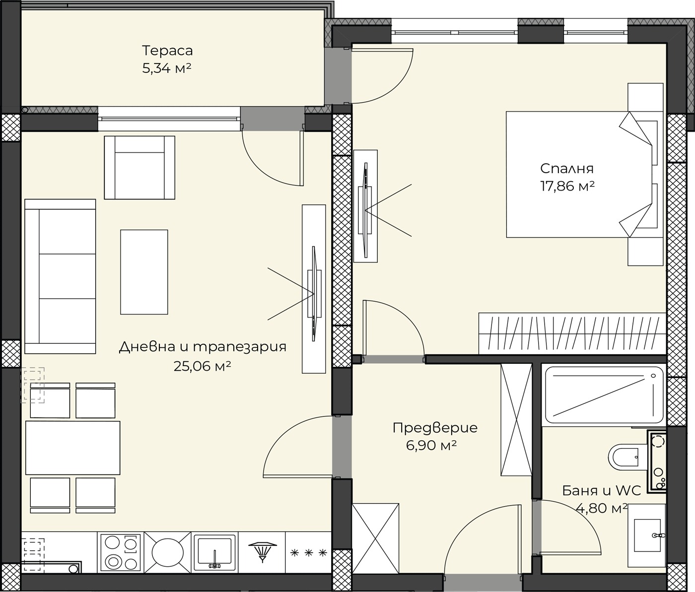 Продава 2-СТАЕН, гр. Пловдив, Христо Смирненски, снимка 3 - Апартаменти - 51205954