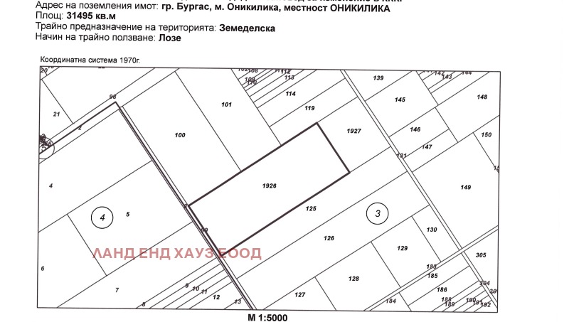 Продава ЗЕМЕДЕЛСКА ЗЕМЯ, гр. Бургас, област Бургас, снимка 1 - Земеделска земя - 47026224