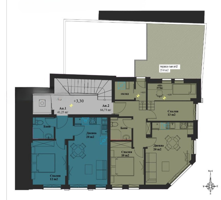 Eladó  1 hálószoba Sofia , Banisora , 51 négyzetméter | 33645013 - kép [2]