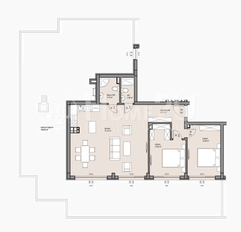 Продава 3-СТАЕН, гр. София, Малинова долина, снимка 2 - Апартаменти - 53321803