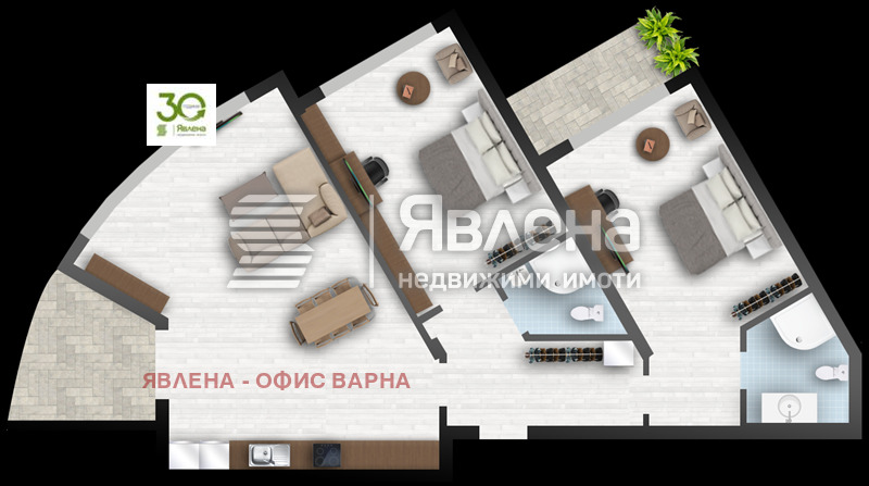 Продава 3-СТАЕН, гр. Варна, к.к. Св.Св. Константин и Елена, снимка 4 - Апартаменти - 54841738
